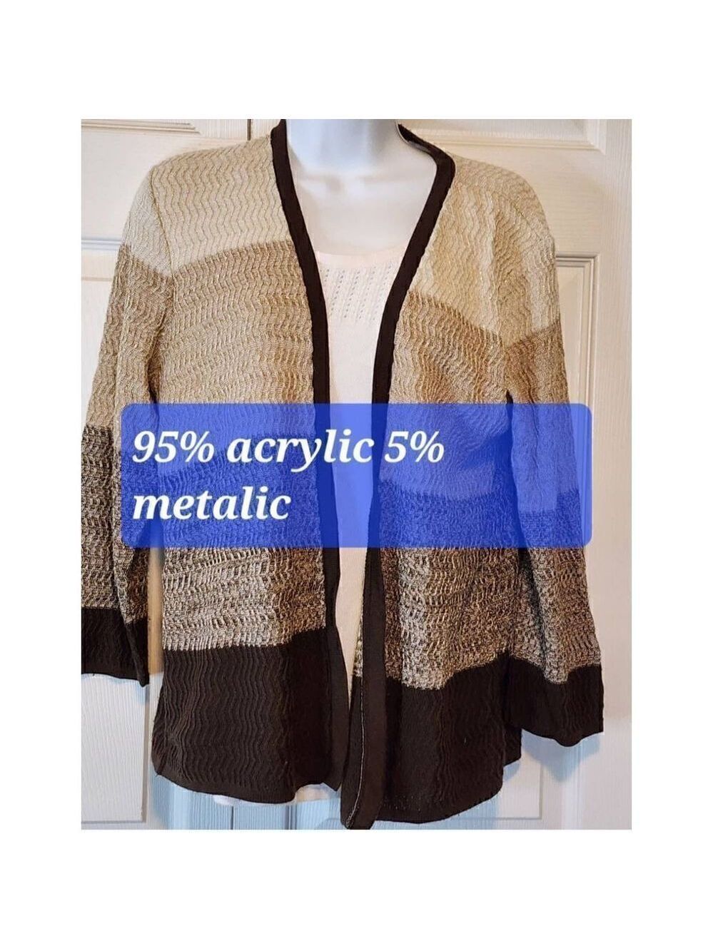 Alfred Dunner Cardigan  - Picture 7 of 7